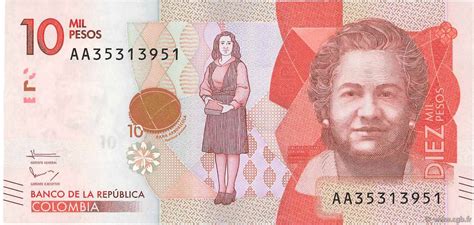 billetes de 10000 colombia